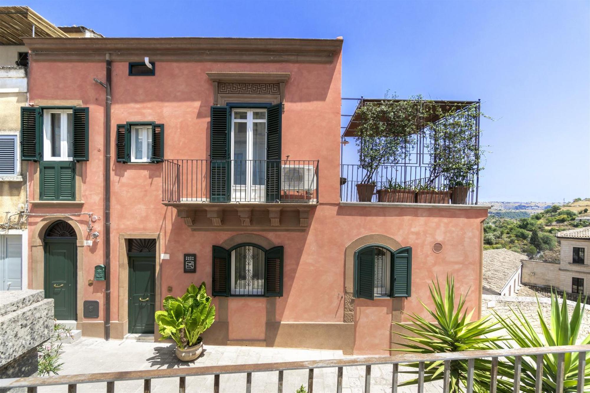 Ferienwohnung Casa Rosa Ragusa Exterior foto